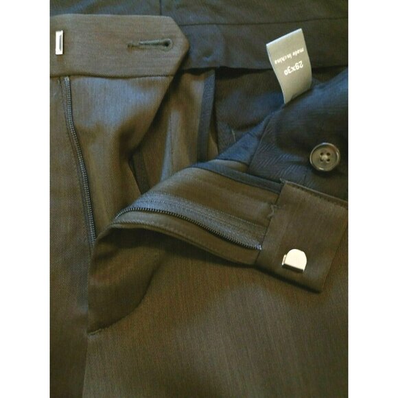 NWT APT 9 Size 8 Herringbone Pants Modern Fit 29"x30" Slacks Gray - Picture 4 of 9